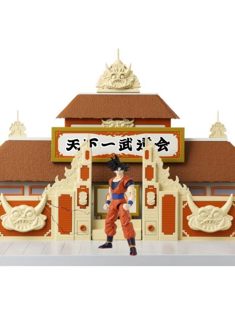 Diorama pour figurines - bandai - dragon ball super - arène tenkaichi budokai - 36790 Beige - Kiabi