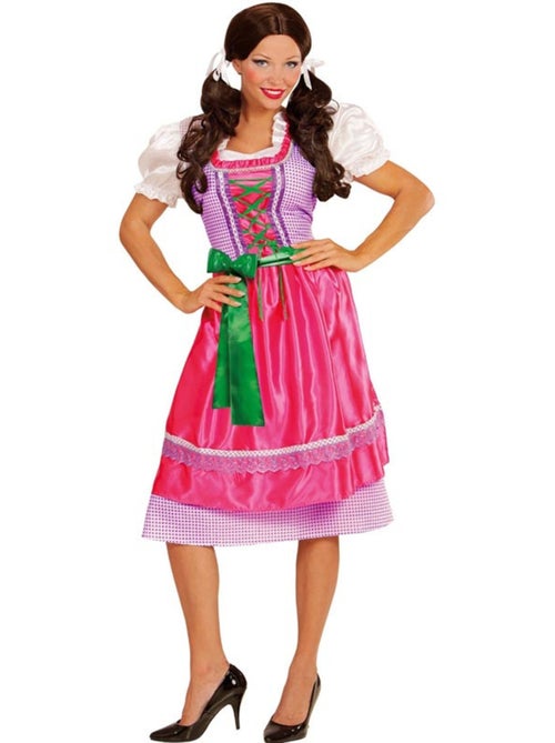 Dirndl tyrolien avec tablier - Kiabi