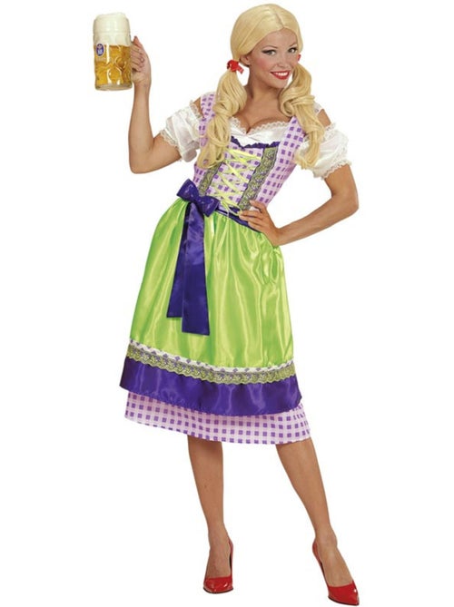 Dirndl tyrolien avec tablier - Kiabi
