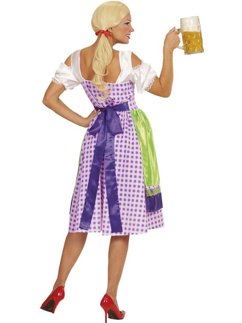 Dirndl tyrolien avec tablier Multicolore - Kiabi