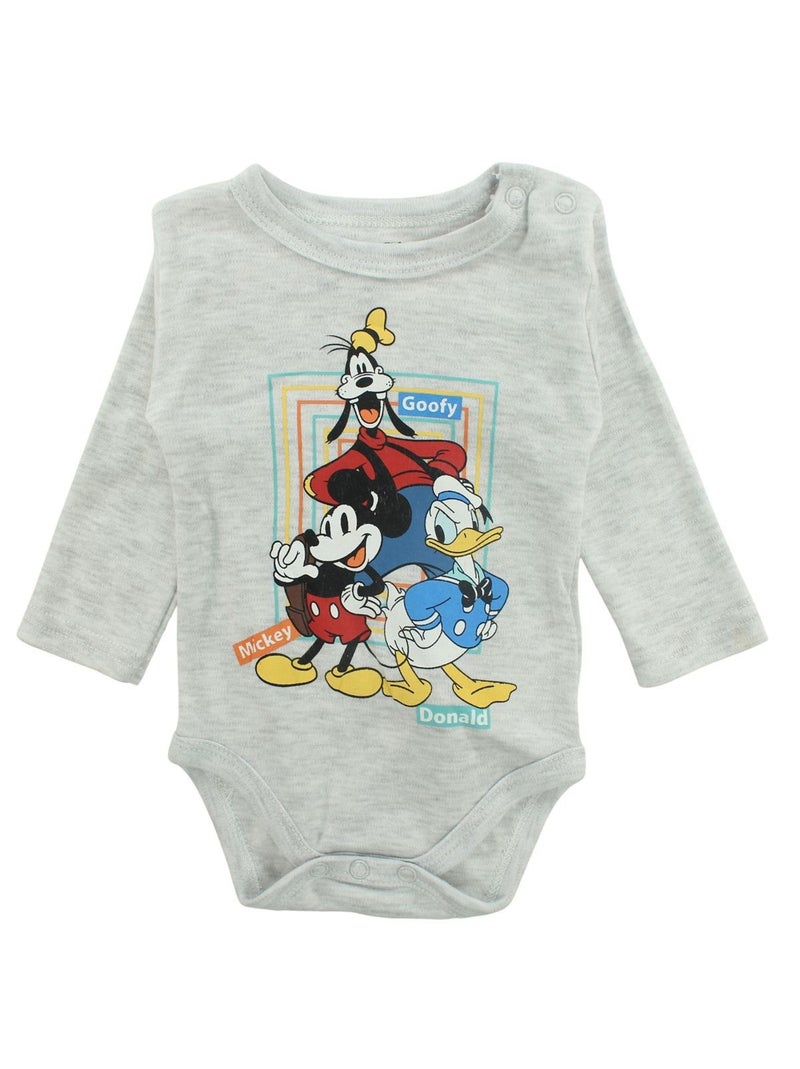 Disney - Body manches longues avec legging ? motifs color?s Gris - Kiabi