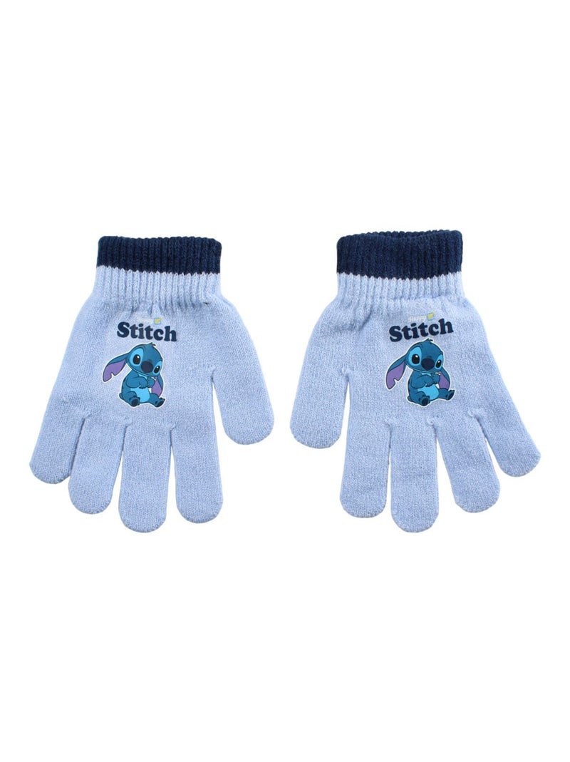 Disney - Bonnet 2 coleurs  avec pompom, gants et snood Bleu marine - Kiabi