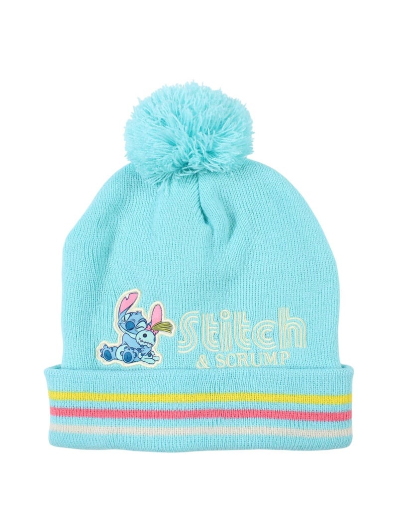 Disney - Bonnet avec pompom et gants avec personnages Bleu - Kiabi