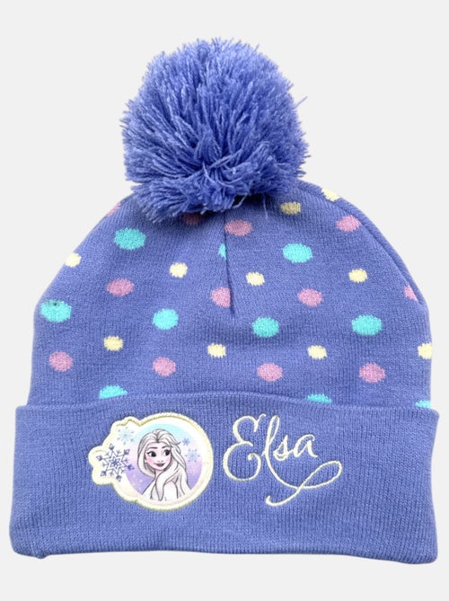 Disney - Bonnet avec pompom et motifs fille - Kiabi