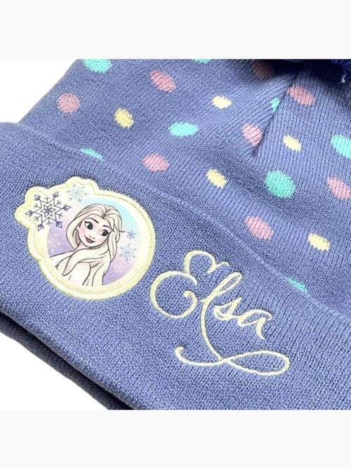 Disney - Bonnet avec pompom et motifs fille - Kiabi