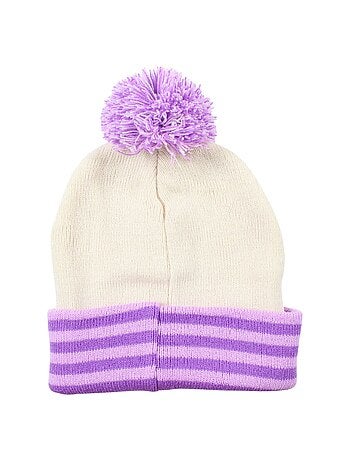 Disney - Bonnet avec pompom et motifs fille