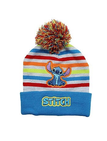 Disney - Bonnet avec pompom, gants et snood colorés