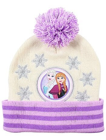 Disney - Bonnet avec pompon La Reine des neiges