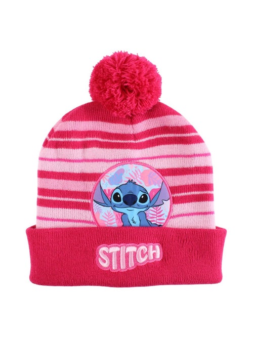 Disney - bonnet en maille rayé à pompon imprimé - Kiabi Disney - bonnet en maille rayé à pompon imprimé - Kiabi