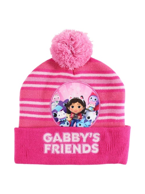 Disney - bonnet en maille rayé à pompon imprimé - Kiabi Disney - bonnet en maille rayé à pompon imprimé - Kiabi