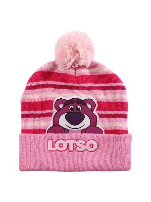 Disney - bonnet en maille rayé à pompon imprimé - Kiabi