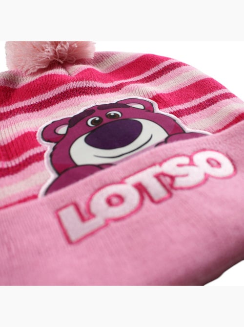 Disney - bonnet en maille rayé à pompon imprimé - Kiabi