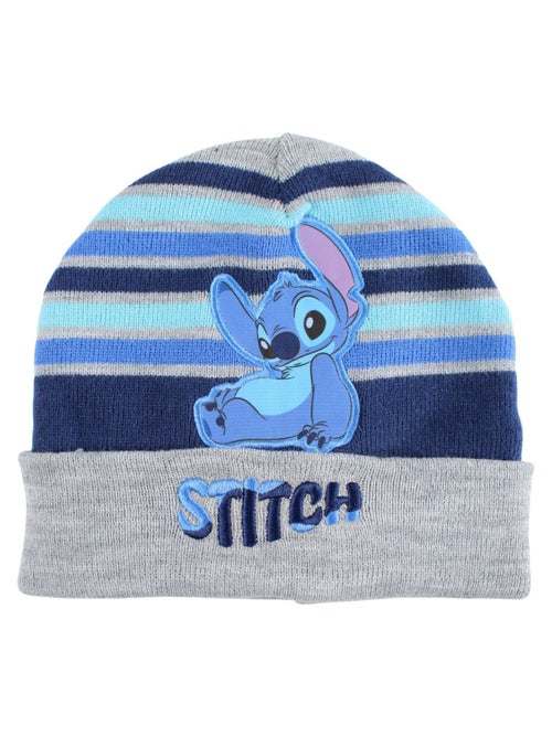 Disney - bonnet en maille rayé imprimé à revers - Kiabi Disney - bonnet en maille rayé imprimé à revers - Kiabi