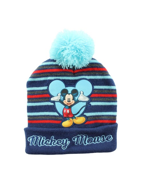 Disney - Bonnet enfant avec pompon à motif - Kiabi