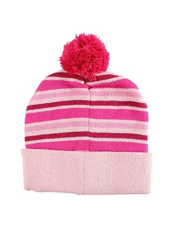 Disney - Bonnet fille avec pompon à motif