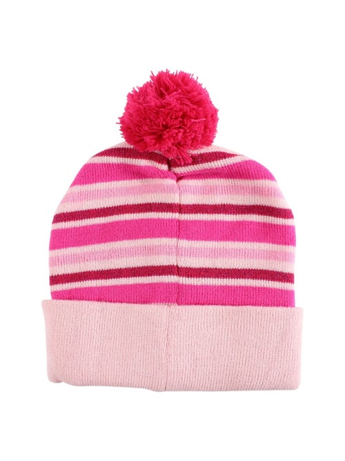 Disney - Bonnet fille avec pompon à motif - Kiabi