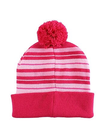 Disney - Bonnet fille avec pompon à motif