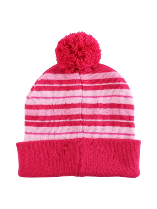 Disney - Bonnet fille avec pompon à motif - Kiabi