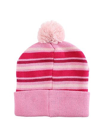 Disney - Bonnet fille avec pompon à motif