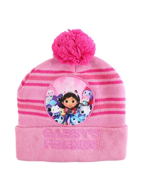 Disney - Bonnet fille imprimé avec pompon - Kiabi