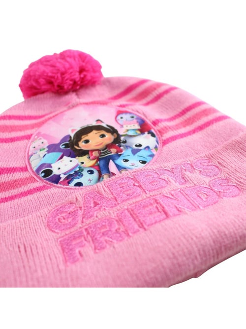 Disney - Bonnet fille imprimé avec pompon - Kiabi