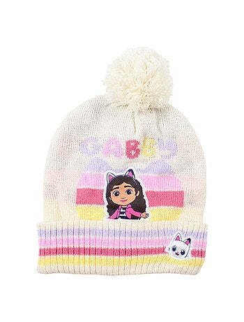 Disney - Bonnet fille imprimé avec pompon