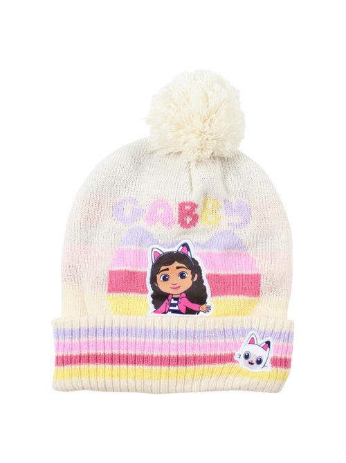 Disney - Bonnet fille imprimé avec pompon - Kiabi
