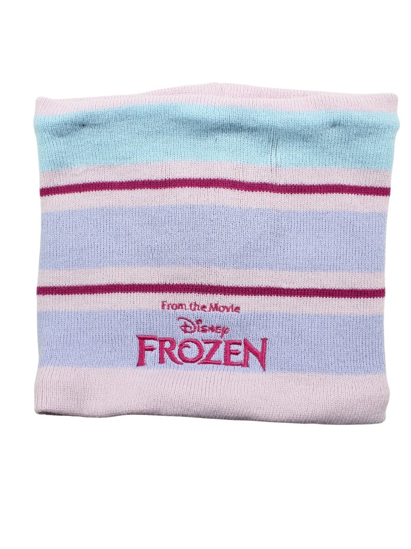 Disney - Bonnet gant Snood fille La Reine des Neiges Mauve - Kiabi