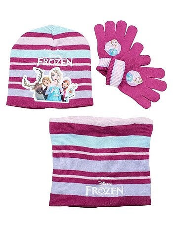 Disney - Bonnet gant Snood fille La Reine des Neiges
