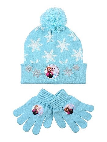 Disney - Bonnet gants La Reine des neiges fille