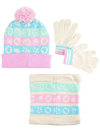 Disney - Bonnet gants snood Gabby fille