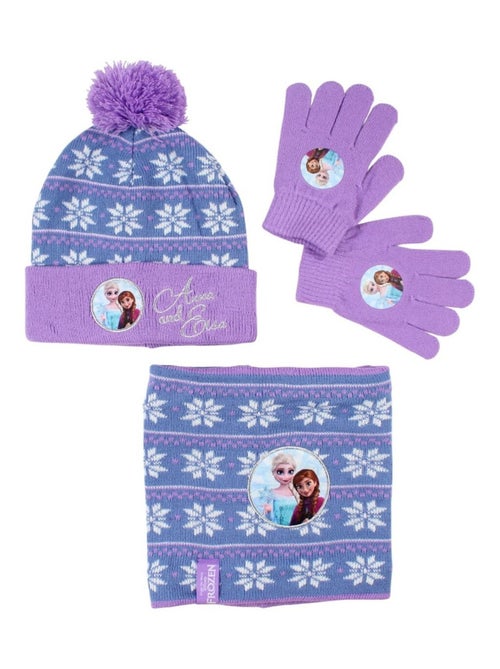Disney - Bonnet gants snood La Reine des neiges - Kiabi