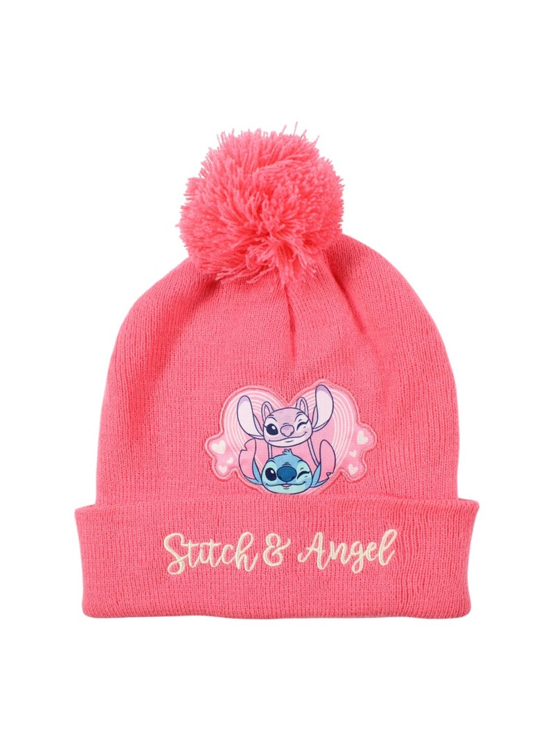 Disney - Bonnet gants snood Lilo et Stitch fille Rose - Kiabi