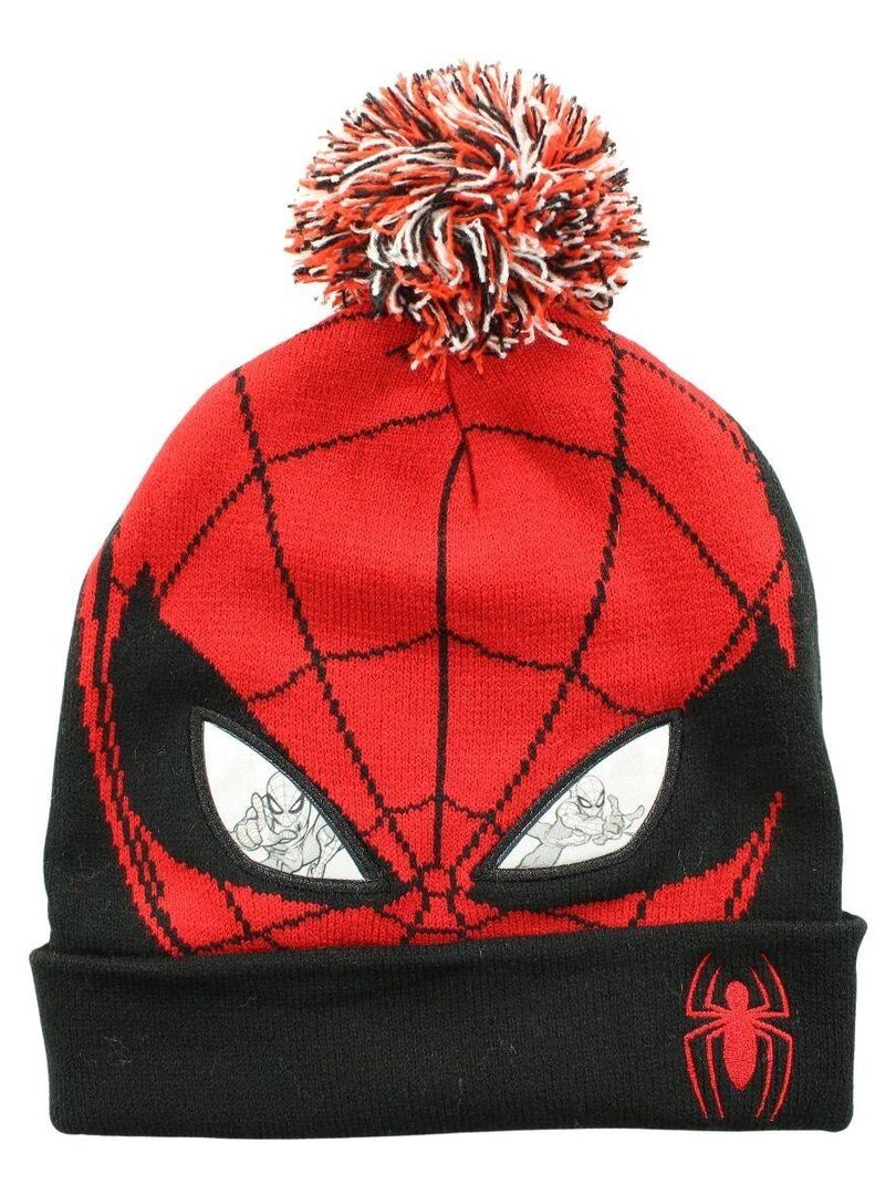 Disney - Bonnet garçon imprimé Spiderman - Rouge - Kiabi - 6.68€