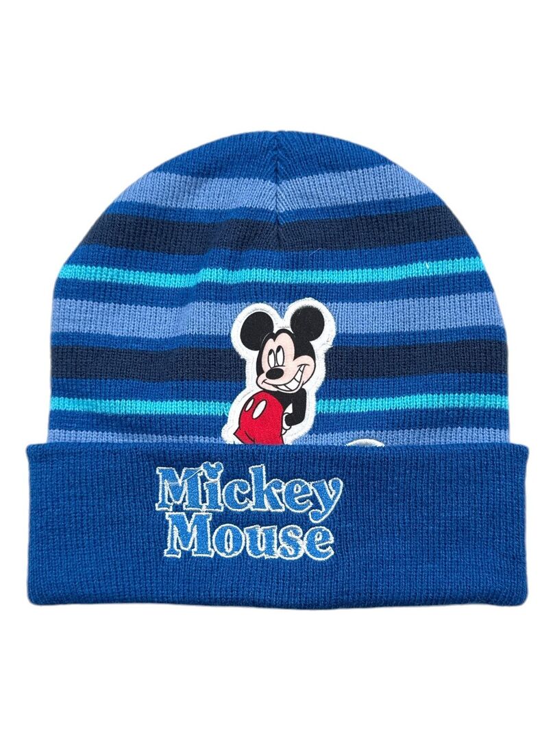 Disney - Bonnet imprimé Mickey Bleu marine - Kiabi