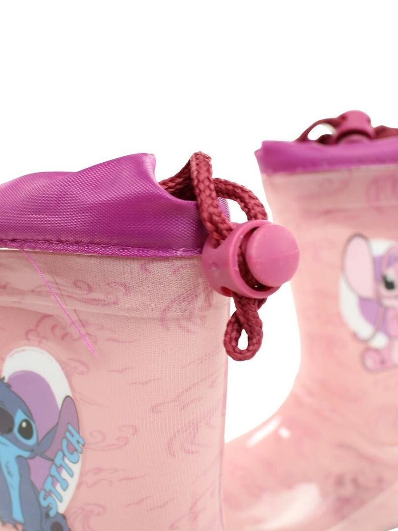Disney - Chaussons fille imprimé Lilo Et Stitch - Rose - Kiabi - 9.68€