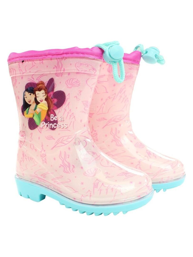 Disney - Bottes imprimé Princesse Rose - Kiabi