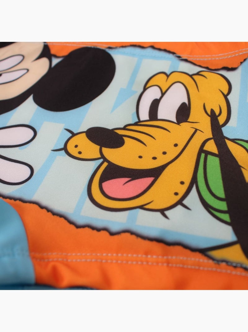 Disney - Boxer de bain Garçon Mickey Orange - Kiabi