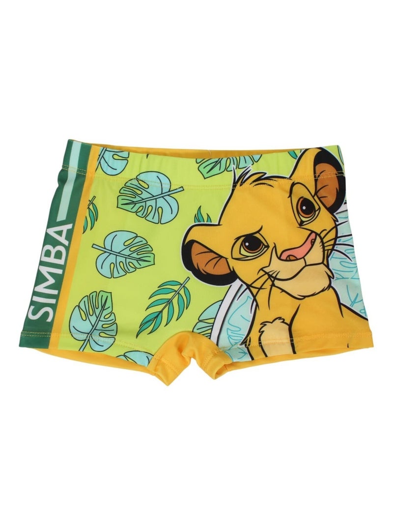 Disney - Boxer De Bain imprimé Le Roi Lion Vert - Kiabi