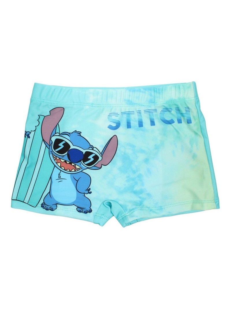 Disney - Boxer De Bain imprimé Lilo Et Stitch Bleu clair - Kiabi