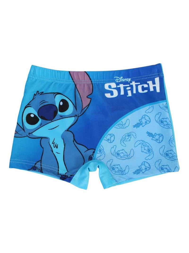 Disney - Boxer De Bain imprimé Lilo Et Stitch Bleu - Kiabi