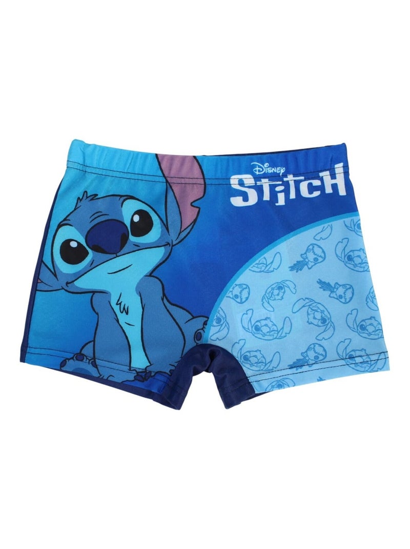 Disney - Boxer De Bain imprimé Lilo Et Stitch Bleu marine - Kiabi