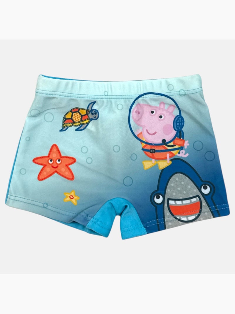 Disney - boxer de bain imprimé, taille élastique Bleu - Kiabi