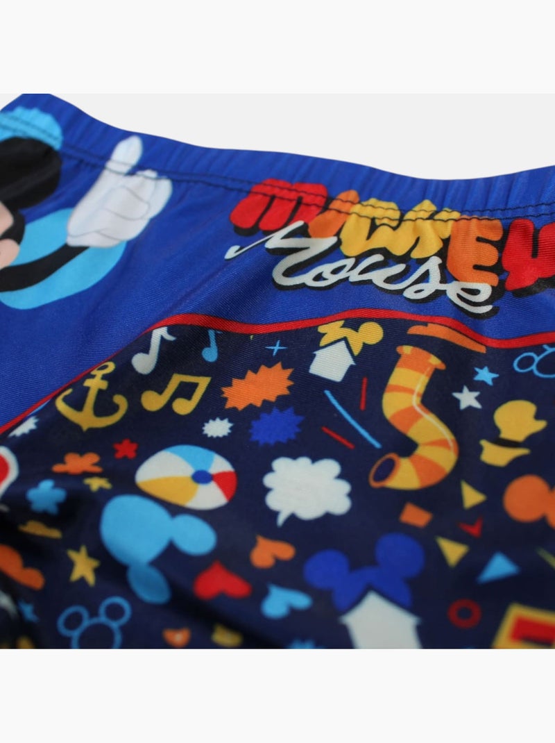 Disney - boxer de bain imprimé, taille élastique Bleu marine - Kiabi