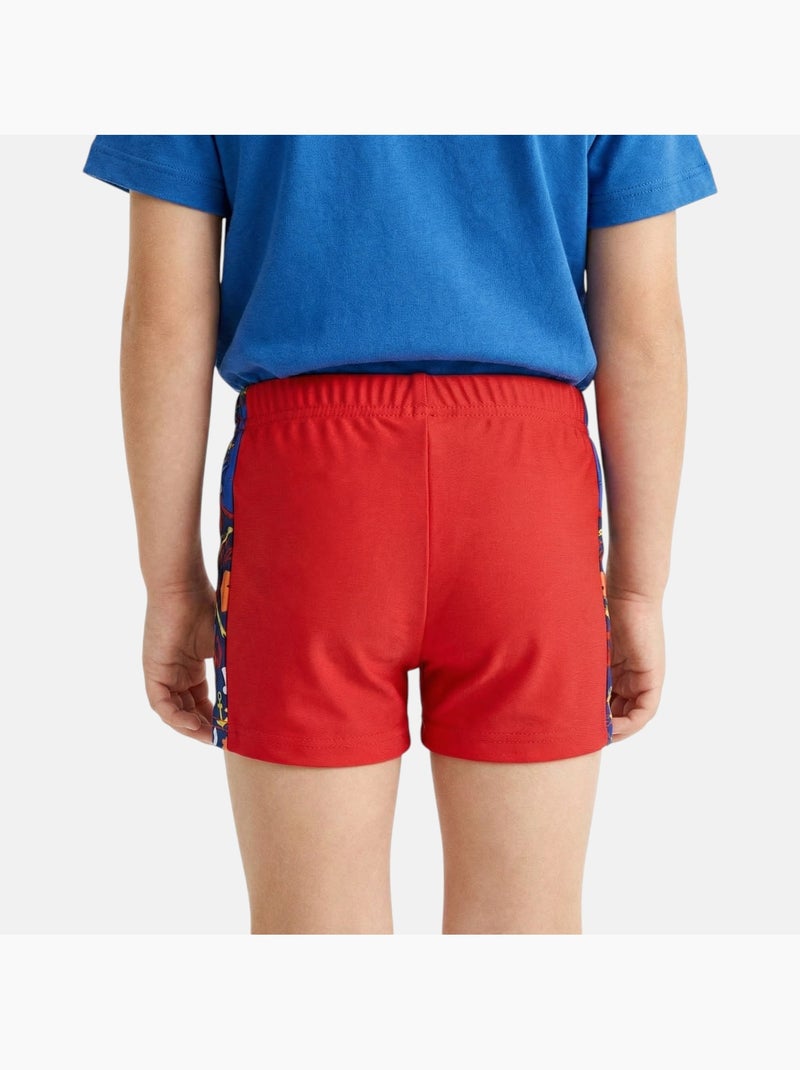 Disney - boxer de bain imprimé, taille élastique Rouge - Kiabi
