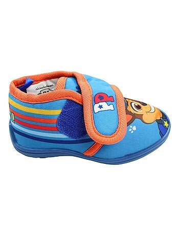 Chaussons Mocassins Enfant Denim Vélo - Bleu - Kiabi - 14.99€