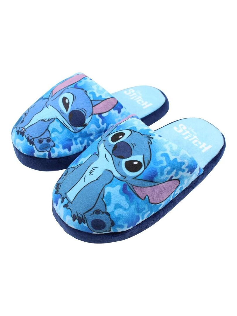 Disney - Chaussons garçon imprimé Lilo Et Stitch Bleu - Kiabi