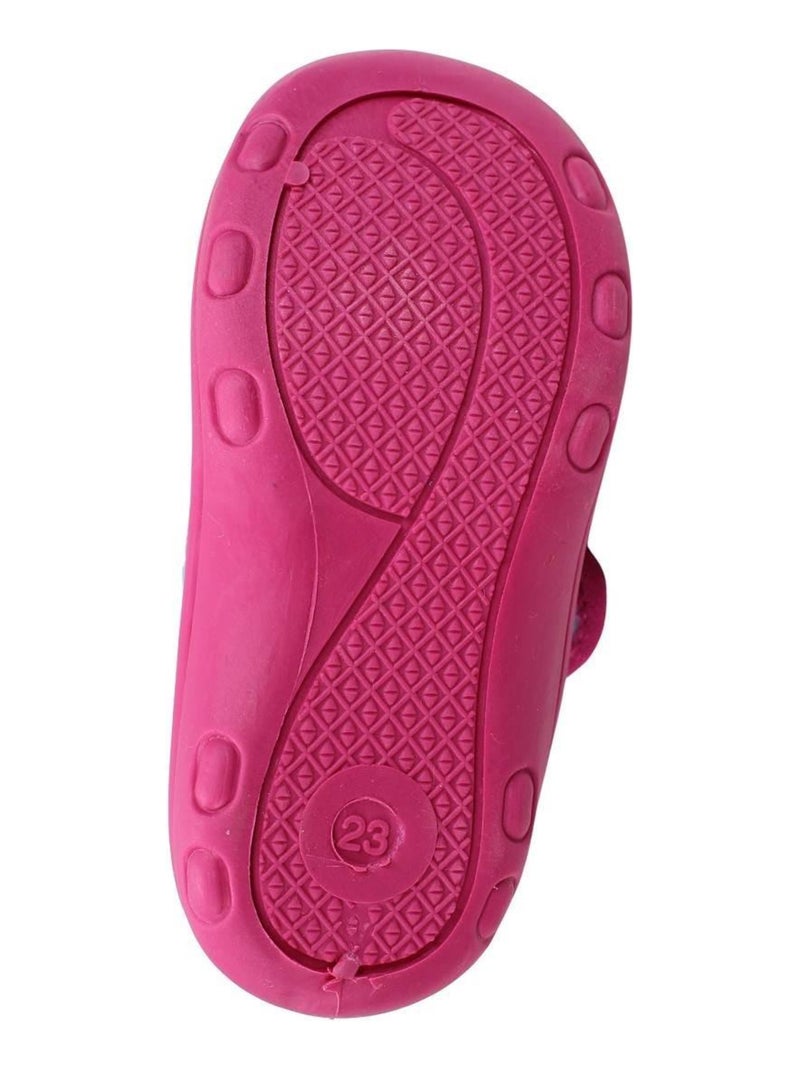 Disney - Chaussons imprimé La Reine Des Neiges Bleu - Kiabi