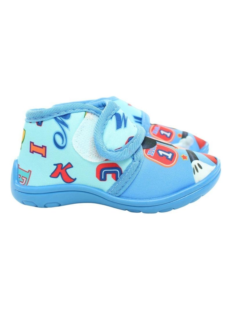 Disney - Chaussons imprimé Mickey Bleu - Kiabi