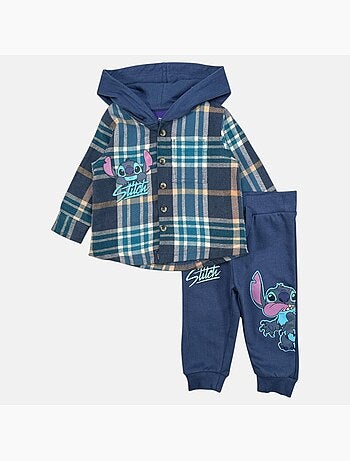 Disney - Chemise à carreaux et pantalon bébé garçon